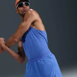 Nike Men's Aeroswift DRI-FIT ADV 4" Brief-lined Running Shorts (411 - Comet Blue/Black) -FastStride Gear AURORA FN3352 411 PHSYMG03 2000