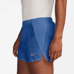 Nike Men's Dri-FIT Fast 3" Brief-Lined Running Shorts (411 - Comet Blue/Black/Reflective Silver) -FastStride Gear AURORA FN3355 411 PHSYM001 2000