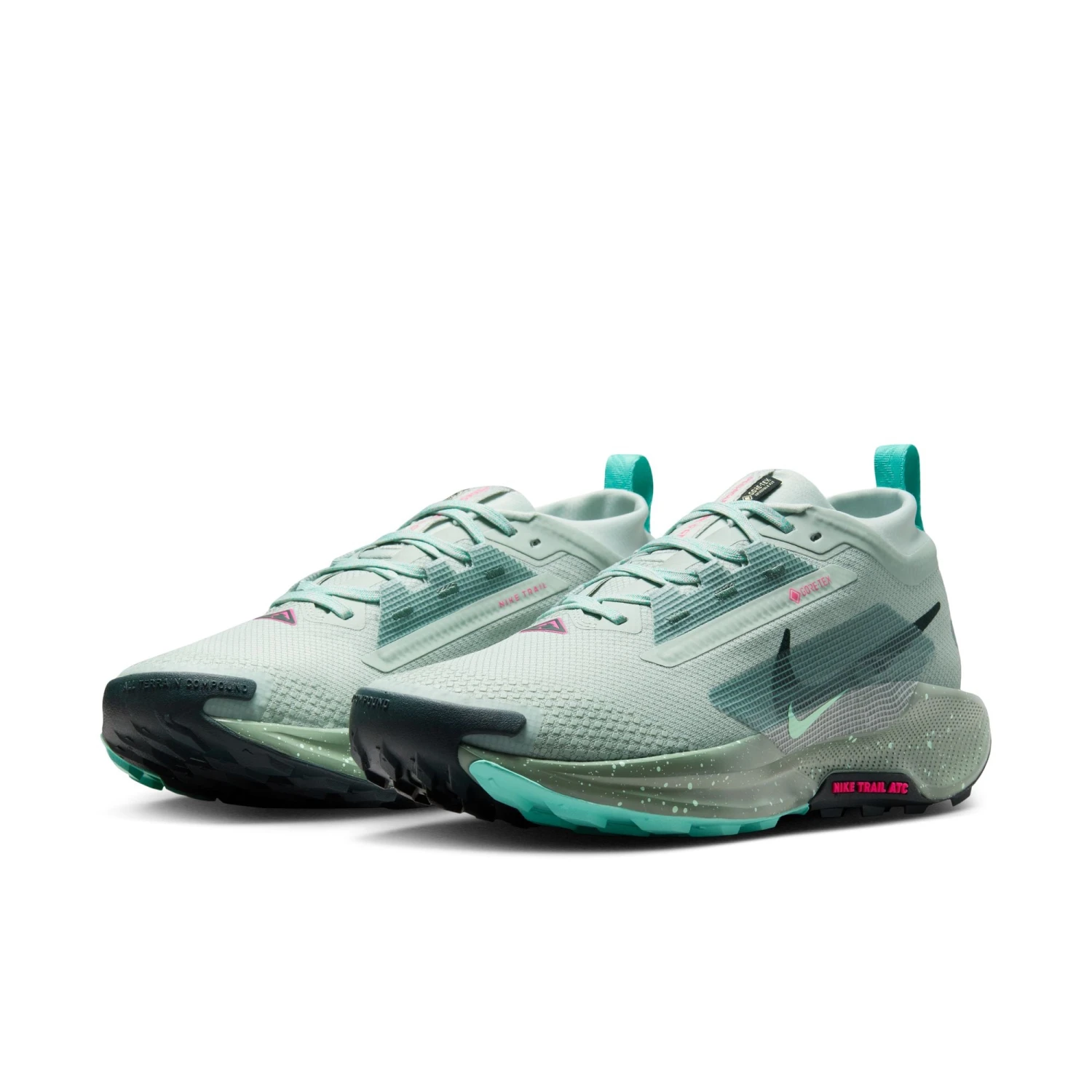 Nike Men’s React Pegasus Trail 5 GORE-TEX (013 - Light Silver/Seaweed/Clay Green) 5 Nike Men’s React Pegasus Trail 5 GORE-TEX (013 - Light Silver/Seaweed/Clay Green) - Image 3