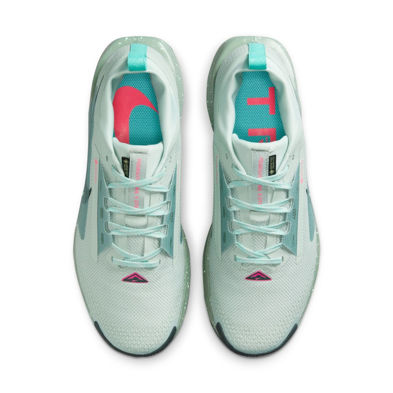 Nike Men’s React Pegasus Trail 5 GORE-TEX (013 - Light Silver/Seaweed/Clay Green) 10 Nike Men’s React Pegasus Trail 5 GORE-TEX (013 - Light Silver/Seaweed/Clay Green) - Image 8