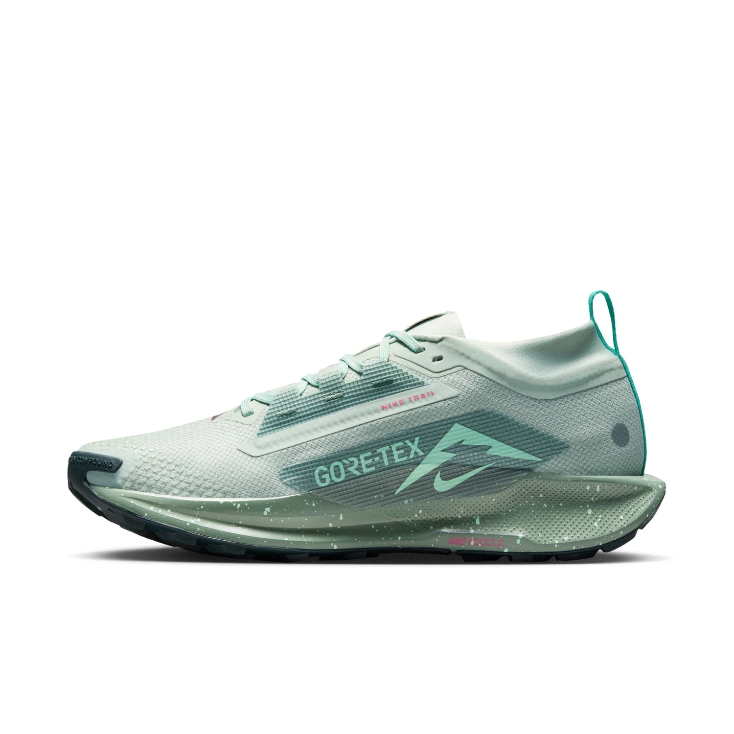 Nike Men’s React Pegasus Trail 5 GORE-TEX (013 - Light Silver/Seaweed/Clay Green) 4 Nike Men’s React Pegasus Trail 5 GORE-TEX (013 - Light Silver/Seaweed/Clay Green) - Image 2
