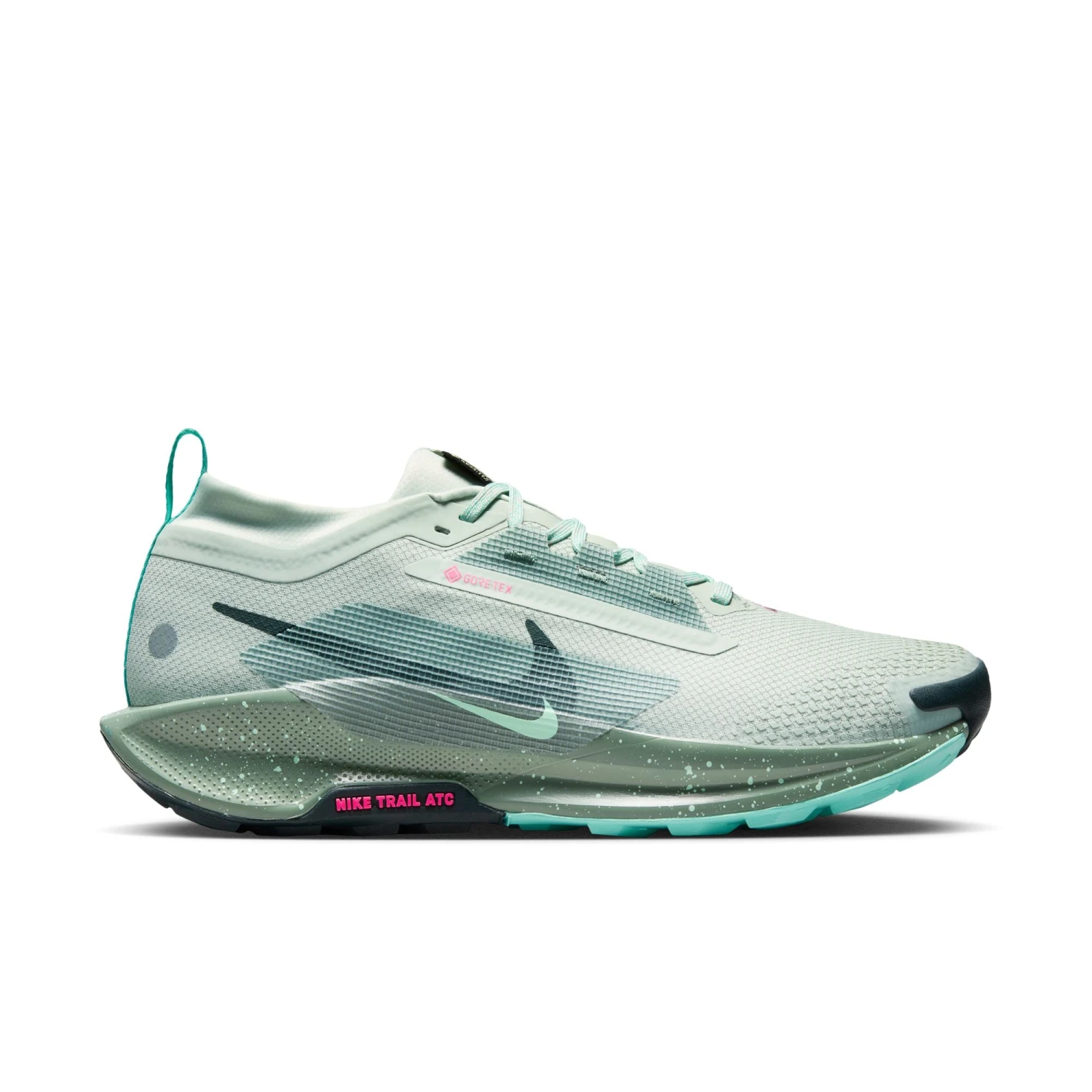 Nike Men’s React Pegasus Trail 5 GORE-TEX (013 - Light Silver/Seaweed/Clay Green) 3 Nike Men’s React Pegasus Trail 5 GORE-TEX (013 - Light Silver/Seaweed/Clay Green)