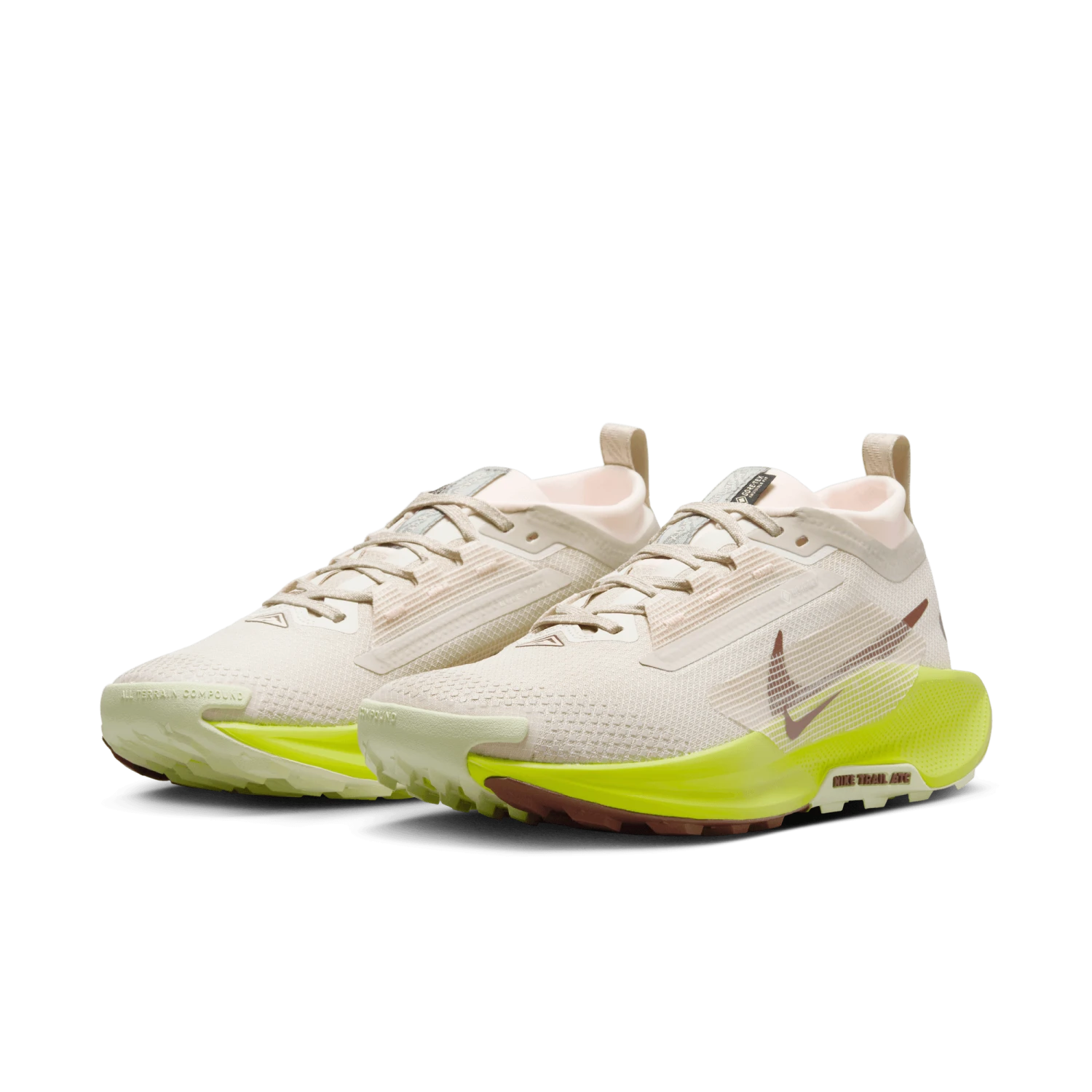 Nike Women’s React Pegasus Trail 5 GORE-TEX (101 - Sanddrift/Dark Pony-Cyber-Life Lime) 5 Nike Women’s React Pegasus Trail 5 GORE-TEX (101 - Sanddrift/Dark Pony-Cyber-Life Lime) - Image 3