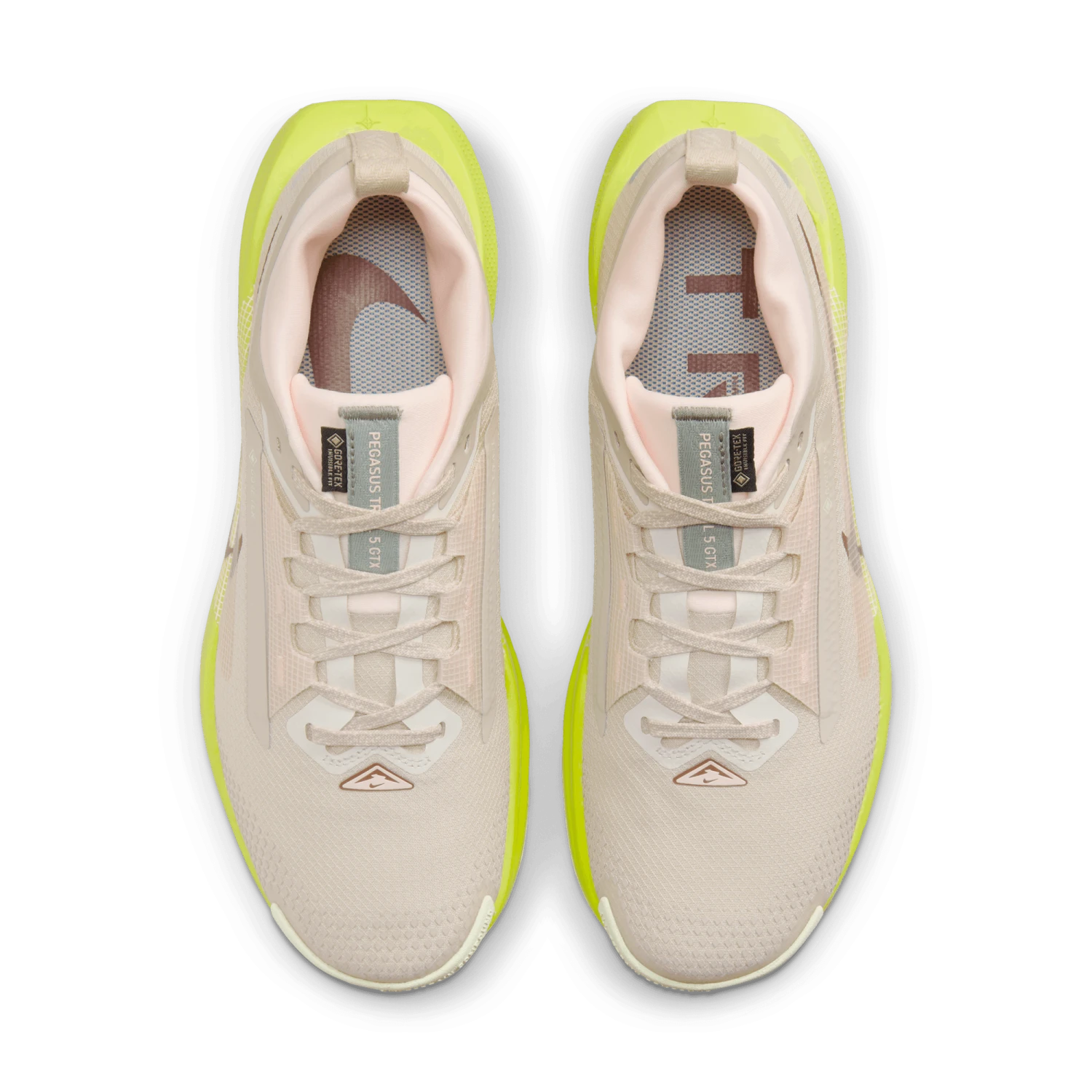 Nike Women’s React Pegasus Trail 5 GORE-TEX (101 - Sanddrift/Dark Pony-Cyber-Life Lime) 11 Nike Women’s React Pegasus Trail 5 GORE-TEX (101 - Sanddrift/Dark Pony-Cyber-Life Lime) - Image 9