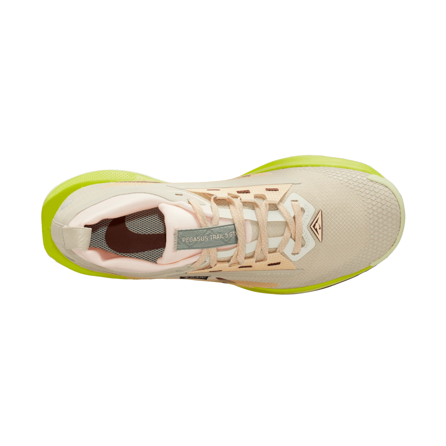 Nike Women’s React Pegasus Trail 5 GORE-TEX (101 - Sanddrift/Dark Pony-Cyber-Life Lime) 10 Nike Women’s React Pegasus Trail 5 GORE-TEX (101 - Sanddrift/Dark Pony-Cyber-Life Lime) - Image 8