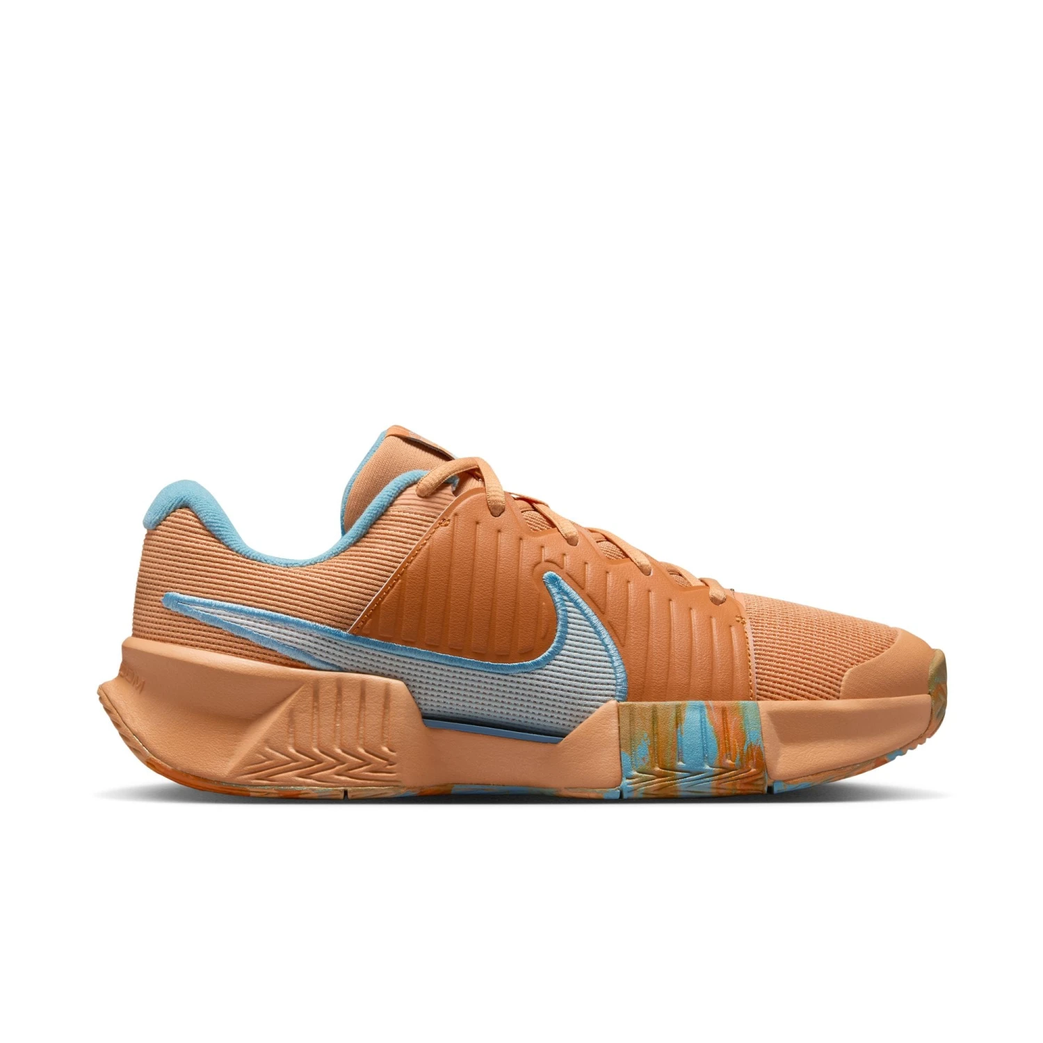 Nike Women's Zoom Challenge Pickleball (802 - Copper Moon/Glacier Blue-Monarch) 3 Nike Women's Zoom Challenge Pickleball (802 - Copper Moon/Glacier Blue-Monarch)
