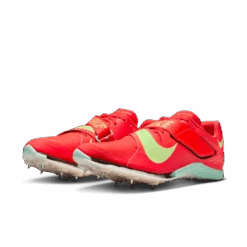 Nike Unisex Air Zoom Long Jump Elite (600 - Bright Crimson/Washed Coral-Lime Blast) -FastStride Gear AURORA FZ9326 600 PHCFH001 2000