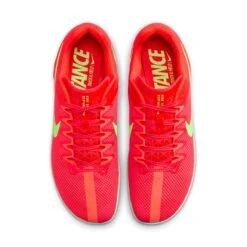 Nike Unisex Zoom Rival Distance (600 - Bright Crimson/Washed Coral-Barely Volt) 21 Nike Unisex Zoom Rival Distance (600 - Bright Crimson/Washed Coral-Barely Volt) -FastStride Gear AURORA FZ9653 600 PHCTH001 2000