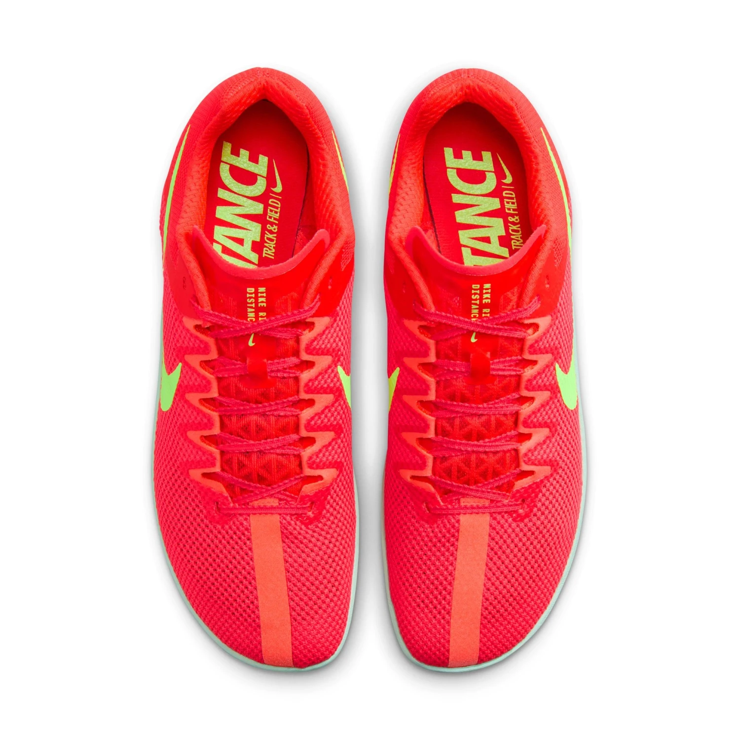 Nike Unisex Zoom Rival Distance (600 - Bright Crimson/Washed Coral-Barely Volt) 10 Nike Unisex Zoom Rival Distance (600 - Bright Crimson/Washed Coral-Barely Volt) - Image 8