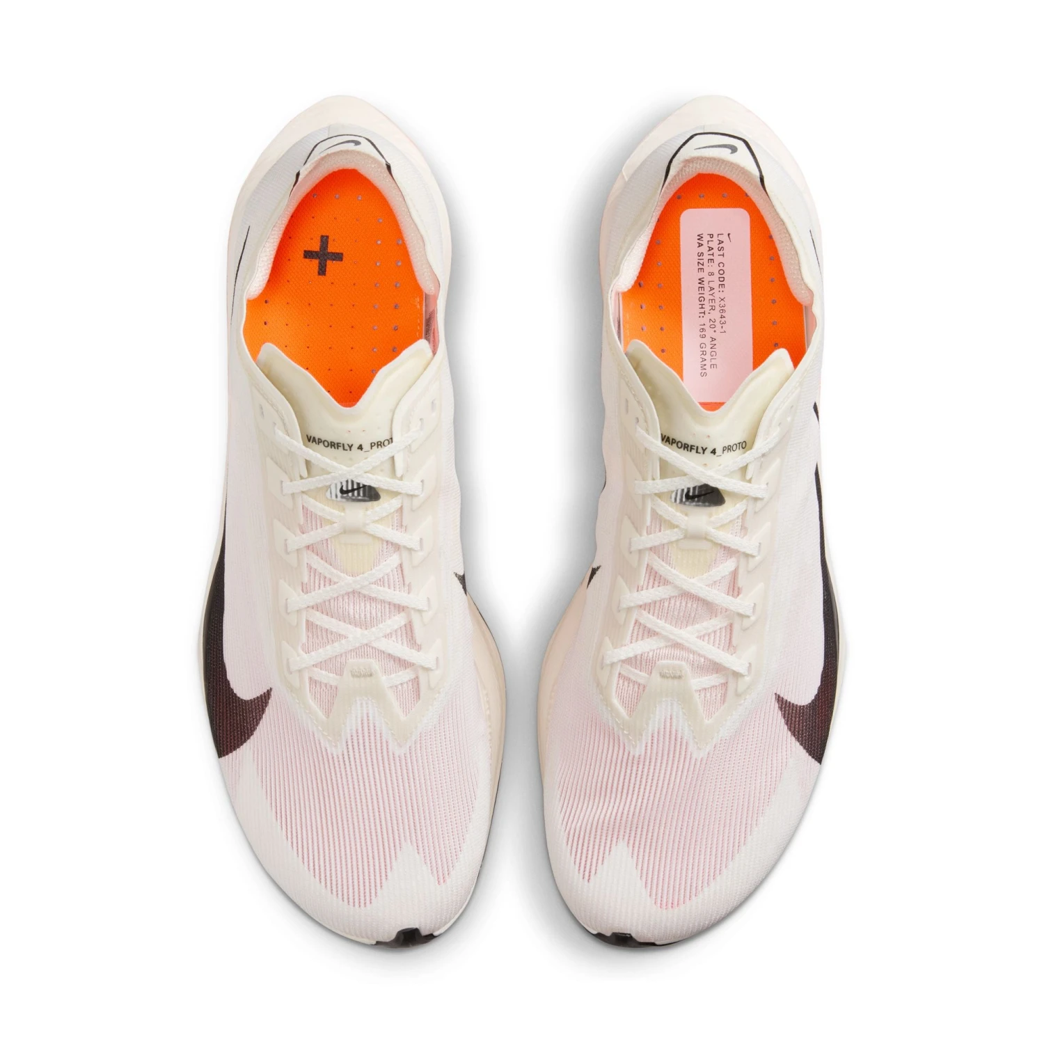 Nike Men’s Vaporfly 4 Proto (100 - Sail/Black-Total Orange-White) 9 Nike Men’s Vaporfly 4 Proto (100 - Sail/Black-Total Orange-White) - Image 7