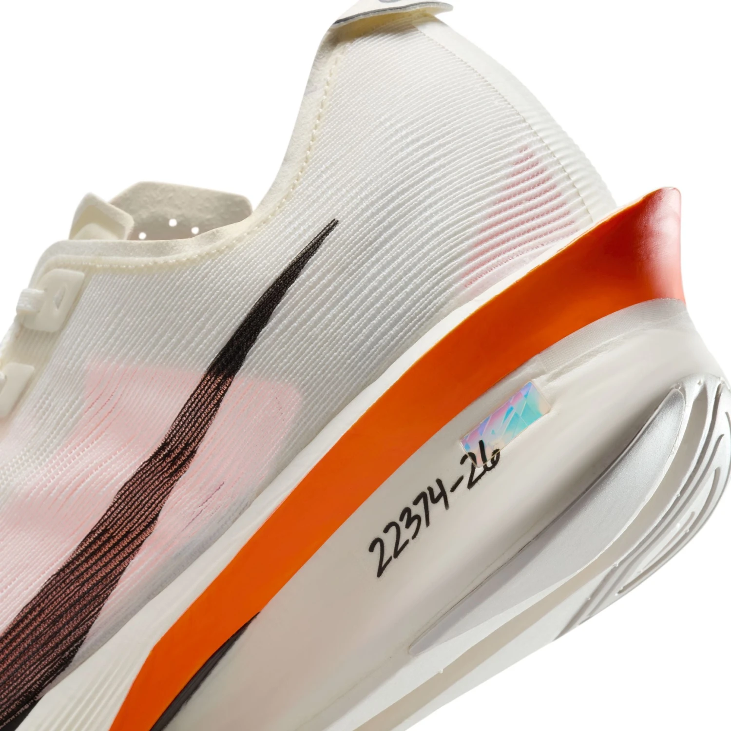 Nike Men’s Vaporfly 4 Proto (100 - Sail/Black-Total Orange-White) 7 Nike Men’s Vaporfly 4 Proto (100 - Sail/Black-Total Orange-White) - Image 5