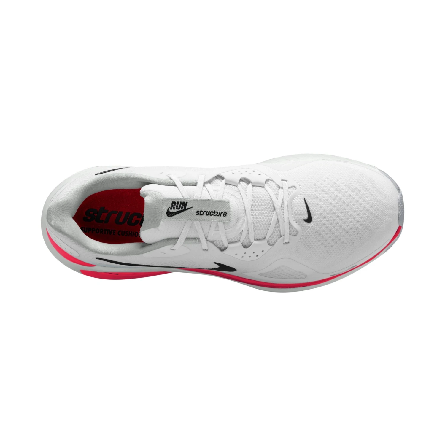 Nike Men’s Structure 26 (102 - White/Black-Bright Crimson-Photon Dust) 8 Nike Men’s Structure 26 (102 - White/Black-Bright Crimson-Photon Dust) - Image 6