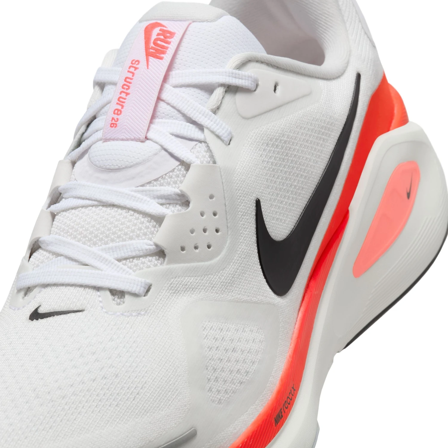 Nike Men’s Structure 26 (102 - White/Black-Bright Crimson-Photon Dust) 6 Nike Men’s Structure 26 (102 - White/Black-Bright Crimson-Photon Dust) - Image 4