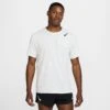 Nike Men's AeroSwift Dri-FIT ADV Short-Sleeve Running Top (121 - Summit White/Black) -FastStride Gear AURORA HJ3377 121 PHSFM001 2000