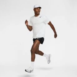 Nike Men's AeroSwift Dri-FIT ADV Short-Sleeve Running Top (121 - Summit White/Black) 10 Nike Men's AeroSwift Dri-FIT ADV Short-Sleeve Running Top (121 - Summit White/Black) -FastStride Gear AURORA HJ3377 121 PHSYM005 2000