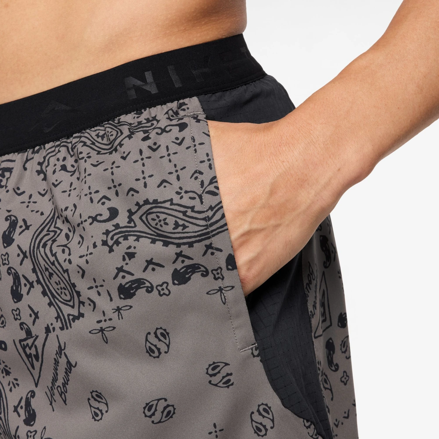 Nike Men's Trail Dri-FIT 6" Brief-Lined Running Shorts (289 - Cave Stone/Black/Black) 6 Nike Men's Trail Dri-FIT 6" Brief-Lined Running Shorts (289 - Cave Stone/Black/Black) - Image 4