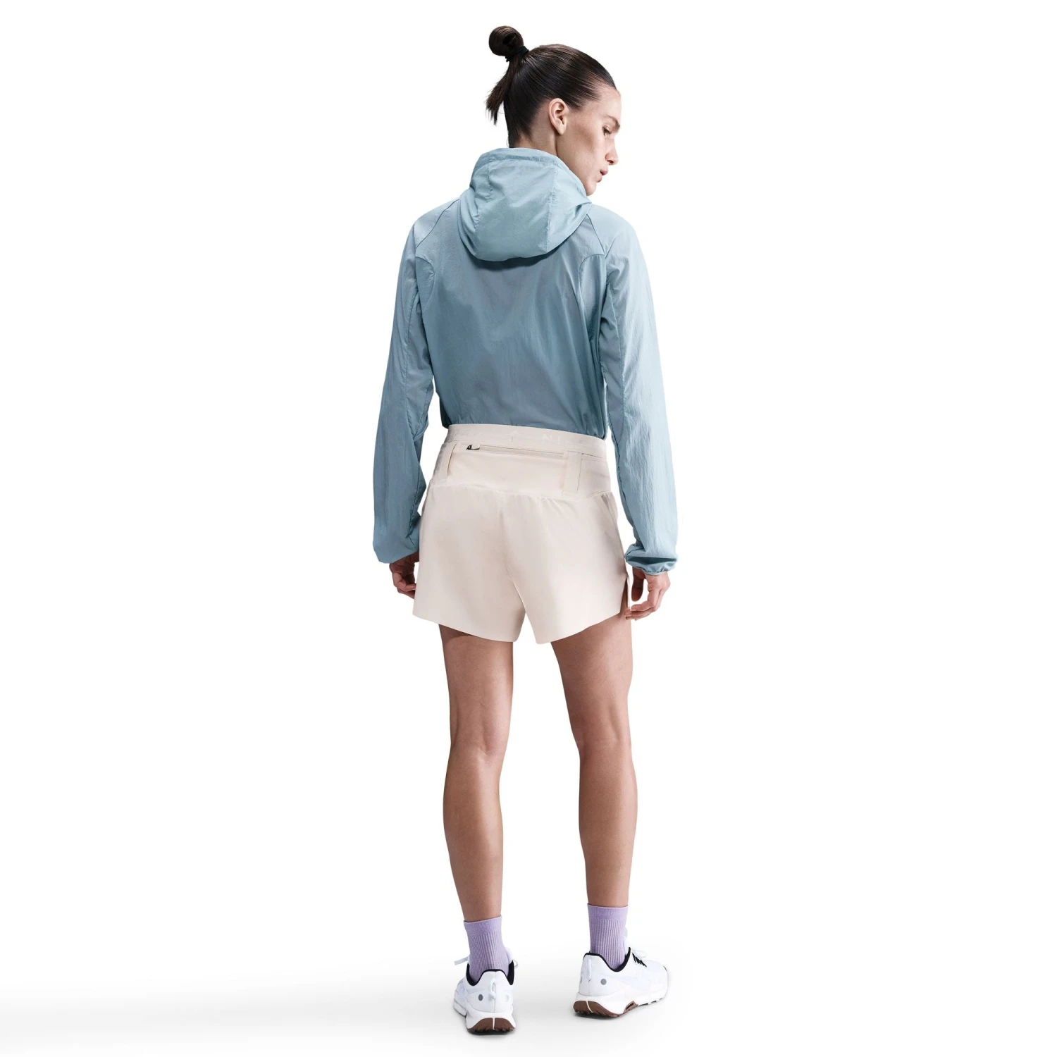 Nike Women's Trail Dri-FIT Brief-Lined Running Shorts (272 - Pearl White/Summit White) 4 Nike Women's Trail Dri-FIT Brief-Lined Running Shorts (272 - Pearl White/Summit White) - Image 2