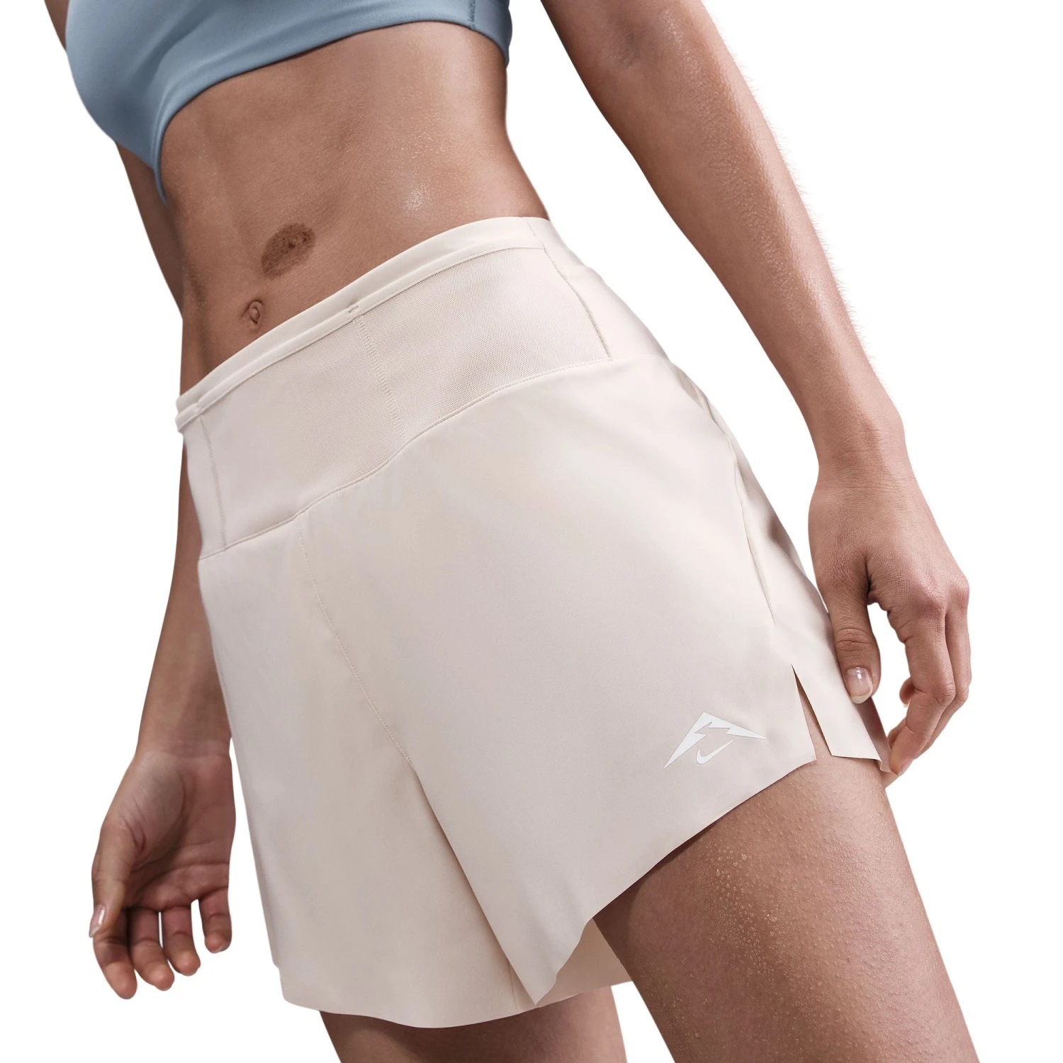 Nike Women's Trail Dri-FIT Brief-Lined Running Shorts (272 - Pearl White/Summit White) 8 Nike Women's Trail Dri-FIT Brief-Lined Running Shorts (272 - Pearl White/Summit White) - Image 6