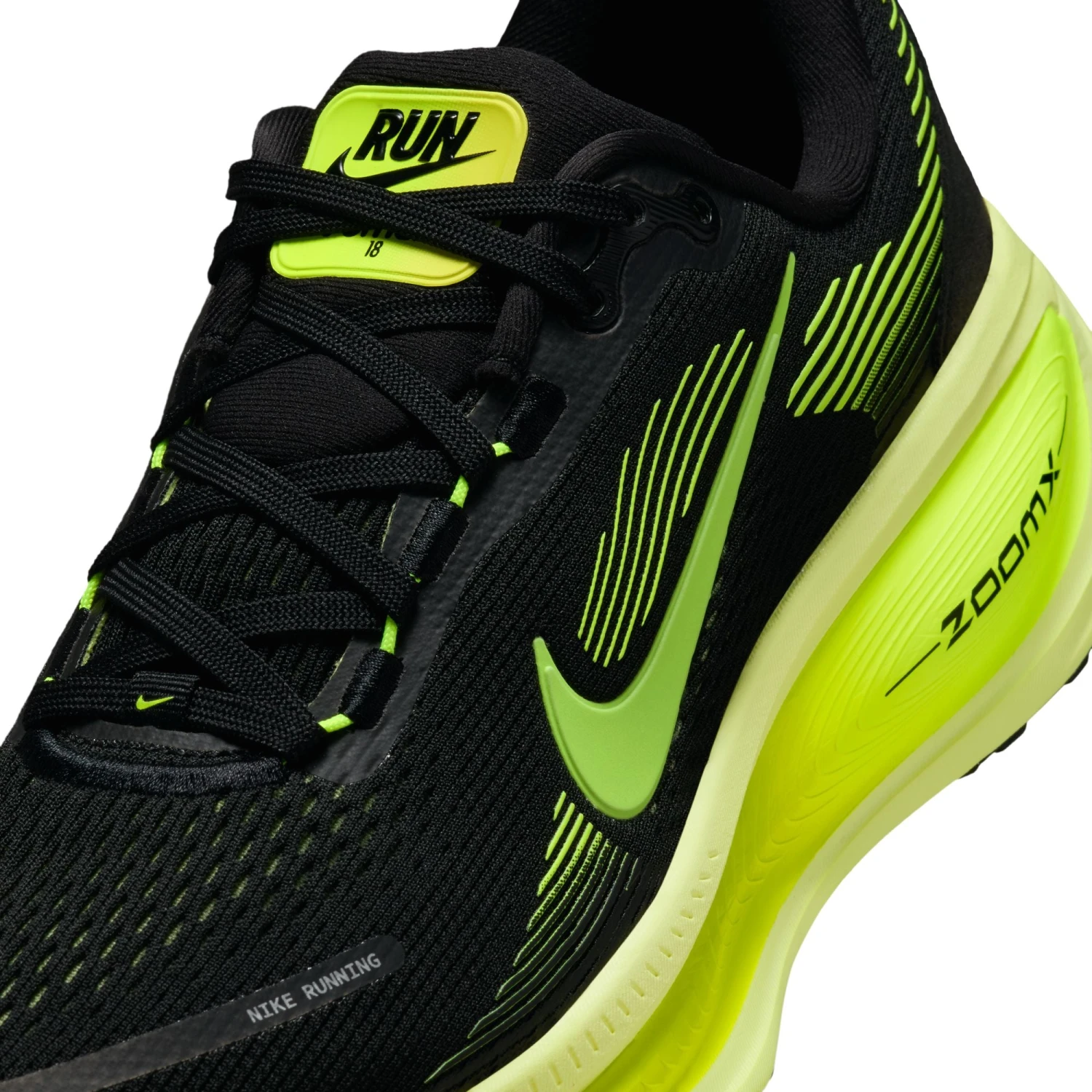 Nike Women's Vomero 18 (008 - Black/Volt-Cyber-Lt Lemon Twist) 6 Nike Women's Vomero 18 (008 - Black/Volt-Cyber-Lt Lemon Twist) - Image 4