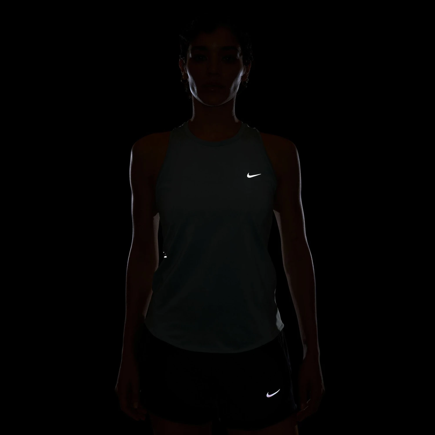 Nike Women's Swift Dri-FIT Running Tank Top (017 - Cannon/Reflective Silver) 13 Nike Women's Swift Dri-FIT Running Tank Top (017 - Cannon/Reflective Silver) - Image 11