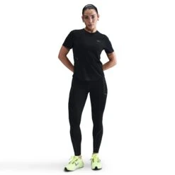 Nike Women's Swift High-Waisted 7/8 Running Leggings W/ Reflective Accents (010 - Black/Dark Smoke Grey) -FastStride Gear AURORA HV2287 010 PHSFM001 2000