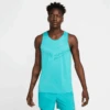 Nike Men's Stride Dri-FIT ADV Running Tank Top (345 - Dusty Cactus/Reflective Silver) -FastStride Gear AURORA HV5210 345 PHSFM001 2000