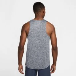 Nike Men's Stride Dri-FIT ADV Running Tank Top (437 - Thunder Blue/Heather/Reflective Silver) -FastStride Gear AURORA HV5210 437 PHSBM001 2000