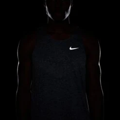 Nike Men's Stride Dri-FIT ADV Running Tank Top (437 - Thunder Blue/Heather/Reflective Silver) -FastStride Gear AURORA HV5210 437 PHSYM005 2000