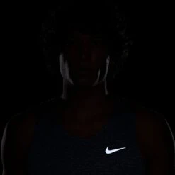 Nike Men's Stride Dri-FIT ADV Running Tank Top (437 - Thunder Blue/Heather/Reflective Silver) -FastStride Gear AURORA HV5210 437 PHSYM200 2000