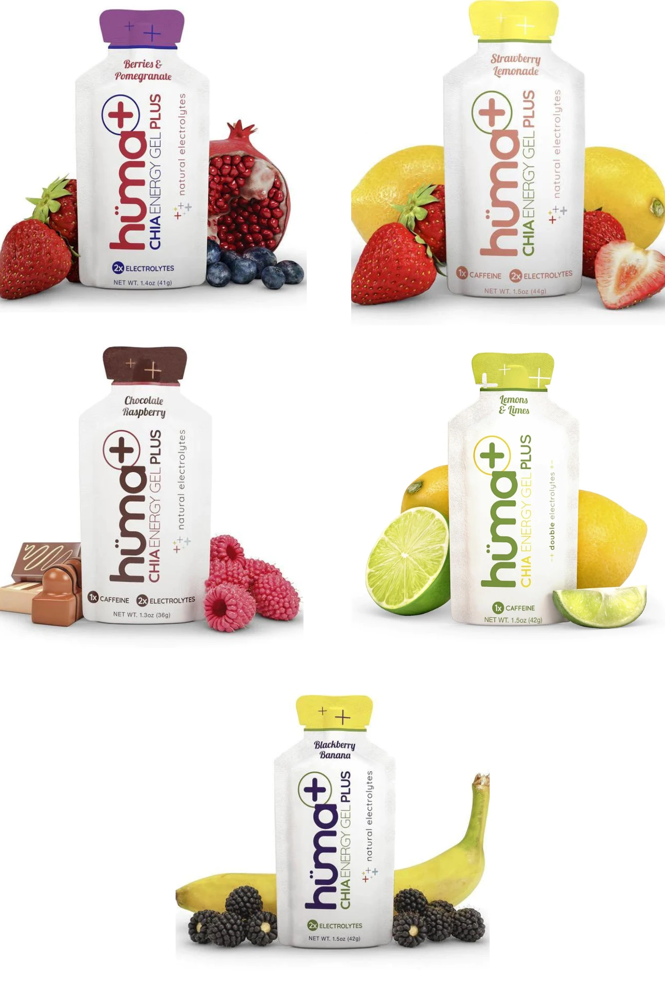 Huma Chia Energy Gel Plus 3 Huma Chia Energy Gel Plus