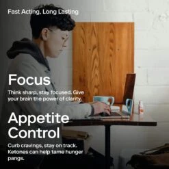 Ketone-IQ® + Caffeine Shots (2 Oz. Single Serve) -FastStride Gear Caffeine gallery 3