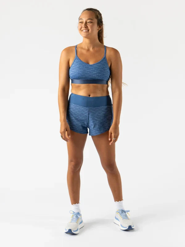 Women's Strappy Pocket Bra (True Navy Geo Dot) 4 Women's Strappy Pocket Bra (True Navy Geo Dot) - Image 2