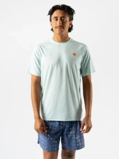 Men's Ice Perf Tee SS (Blue Glow)