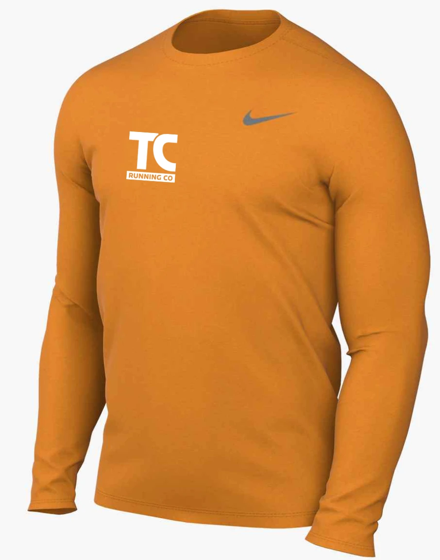 Men’s Nike X TCRC Legend Long Sleeve Tee (873 - Bright Ceramic/White) 3 Men’s Nike X TCRC Legend Long Sleeve Tee (873 - Bright Ceramic/White)