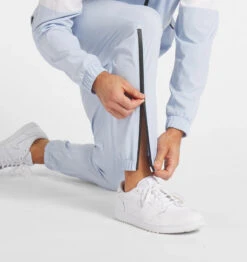 Men's DWR Track Pant (Sky Blue) -FastStride Gear DWRTrackPant SkyBlue Zipper