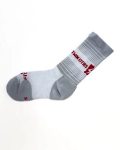 TCRC Custom Crew Socks (Grey/Red) 8 TCRC Custom Crew Socks (Grey/Red) -FastStride Gear E5780627 7447 414A 9DA3 8C995A074557