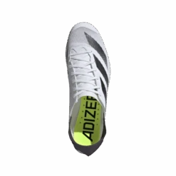 ADIDAS Unisex Adizero Finesse (Cloud White/Core Black/Green Spark) -FastStride Gear IE5487 3 FOOTWEAR Photography TopPortraitView transparent