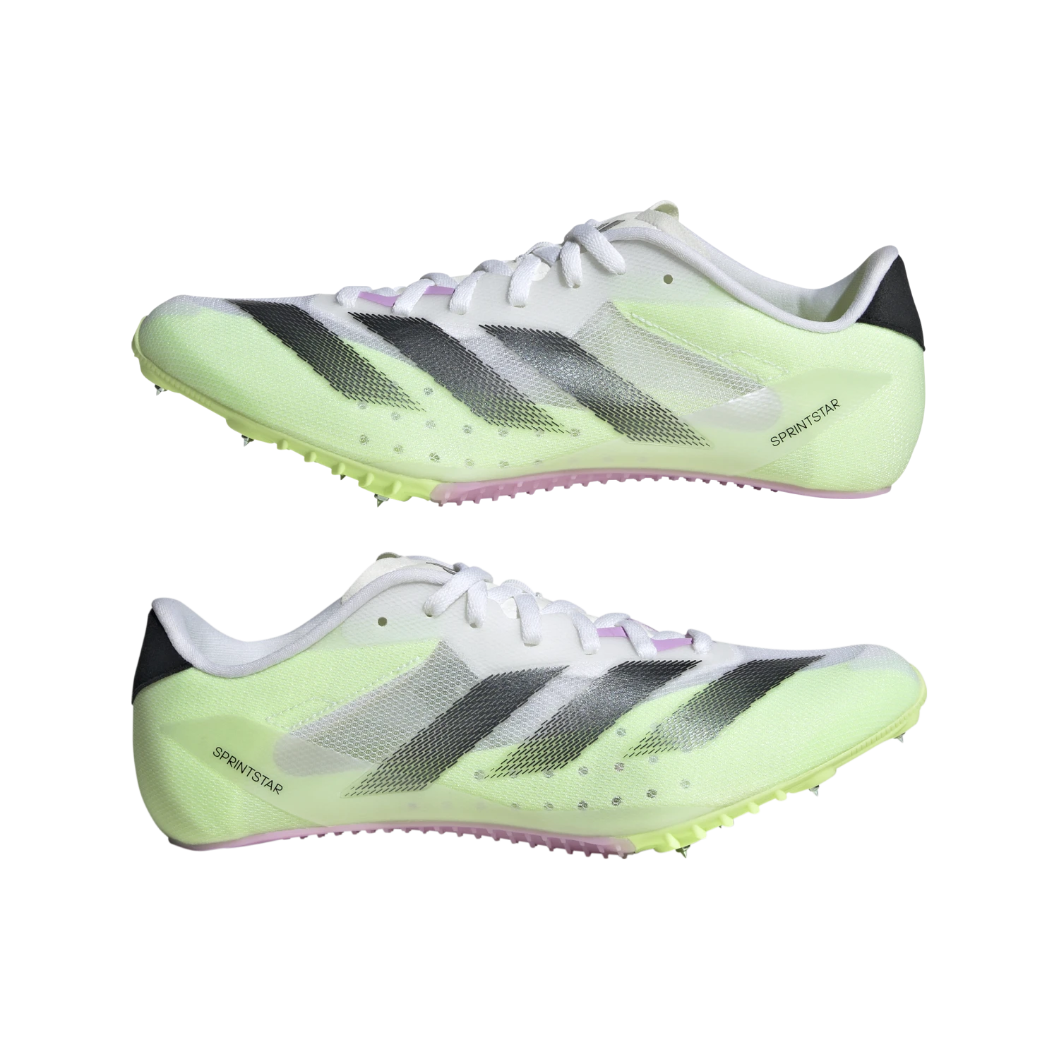 ADIDAS Unisex Sprintstar (Cloud White/Core Black/Green Spark) 5 ADIDAS Unisex Sprintstar (Cloud White/Core Black/Green Spark) - Image 3
