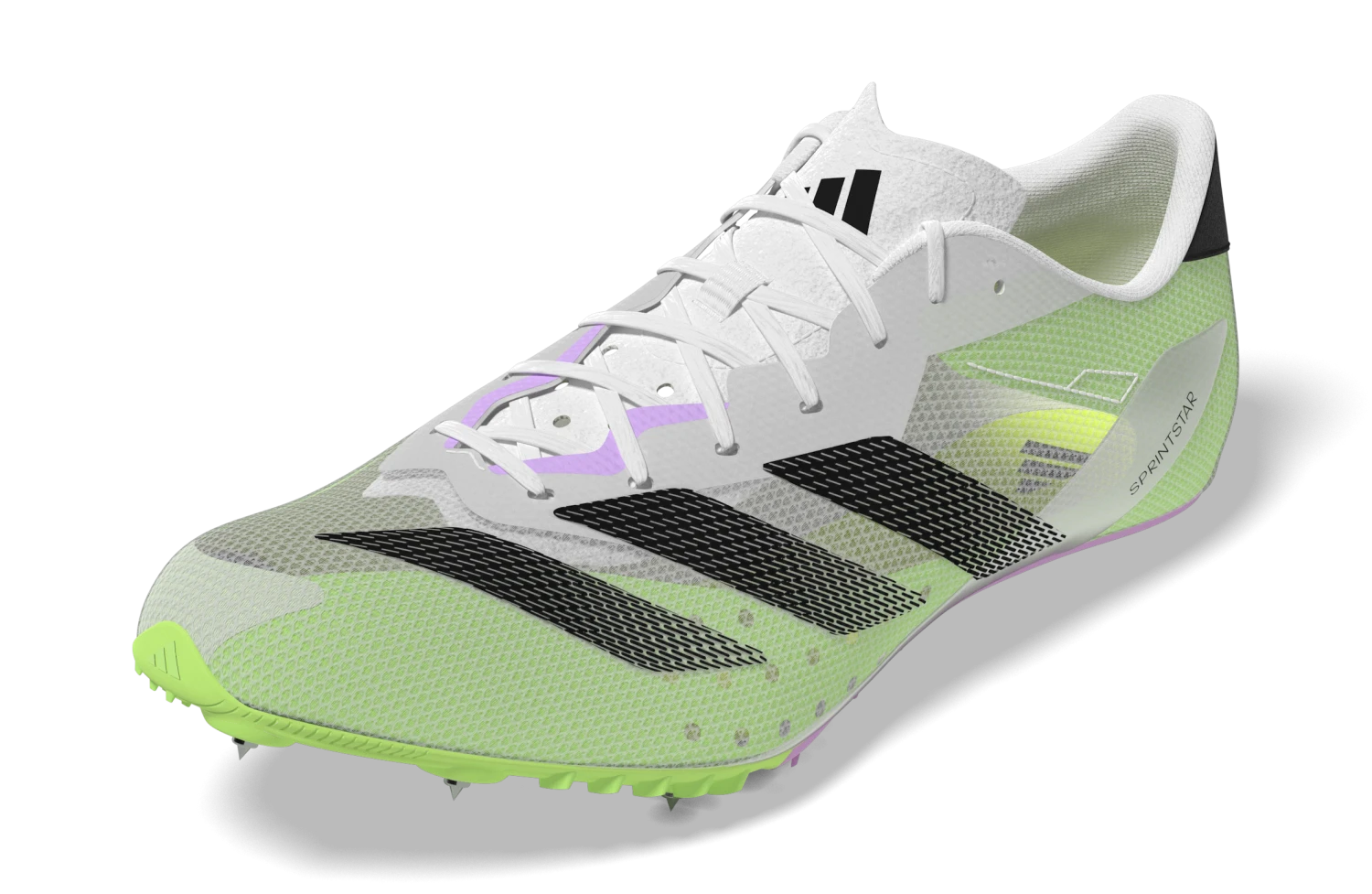 ADIDAS Unisex Sprintstar (Cloud White/Core Black/Green Spark) 6 ADIDAS Unisex Sprintstar (Cloud White/Core Black/Green Spark) - Image 4
