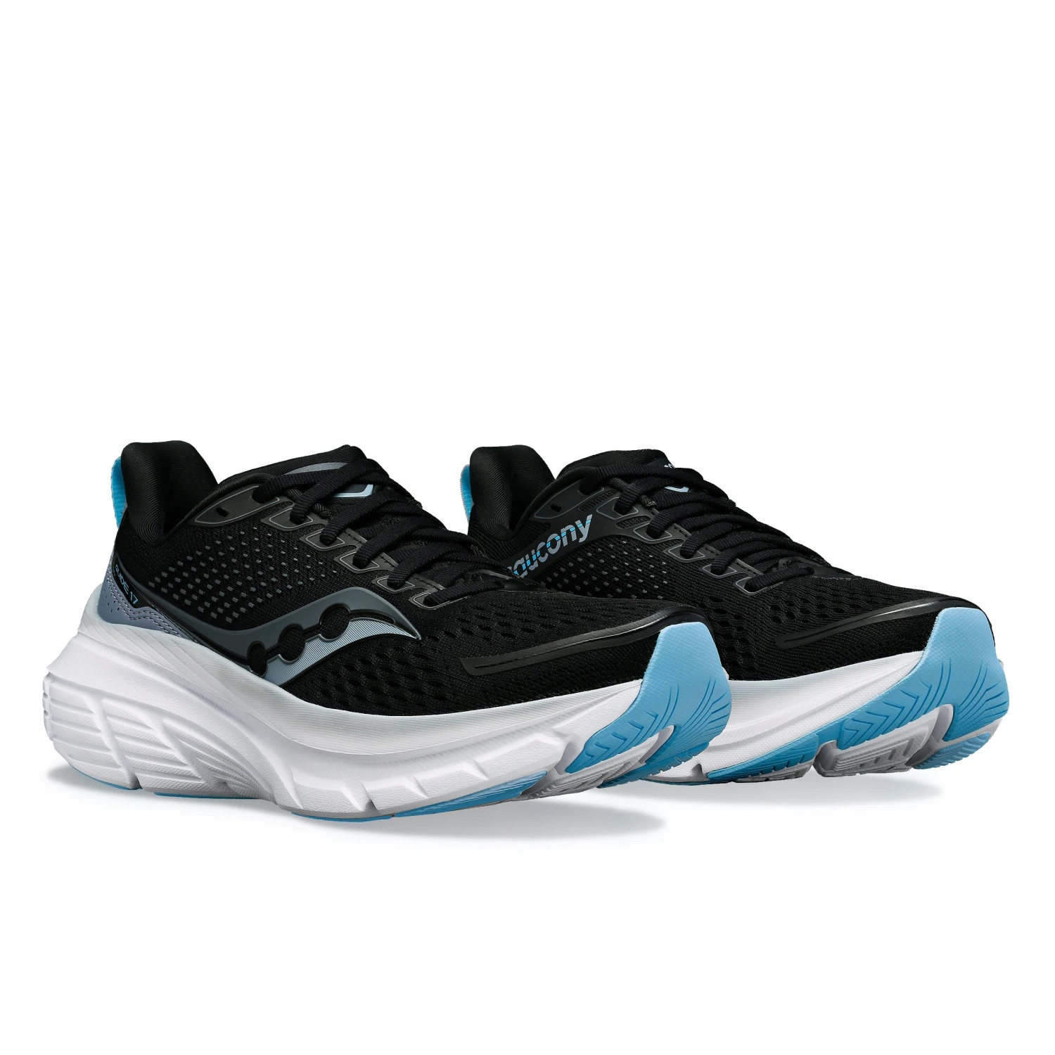 Saucony Women’s Guide 17 WIDE (100 - Black/Fog) 5 Saucony Women’s Guide 17 WIDE (100 - Black/Fog) - Image 3