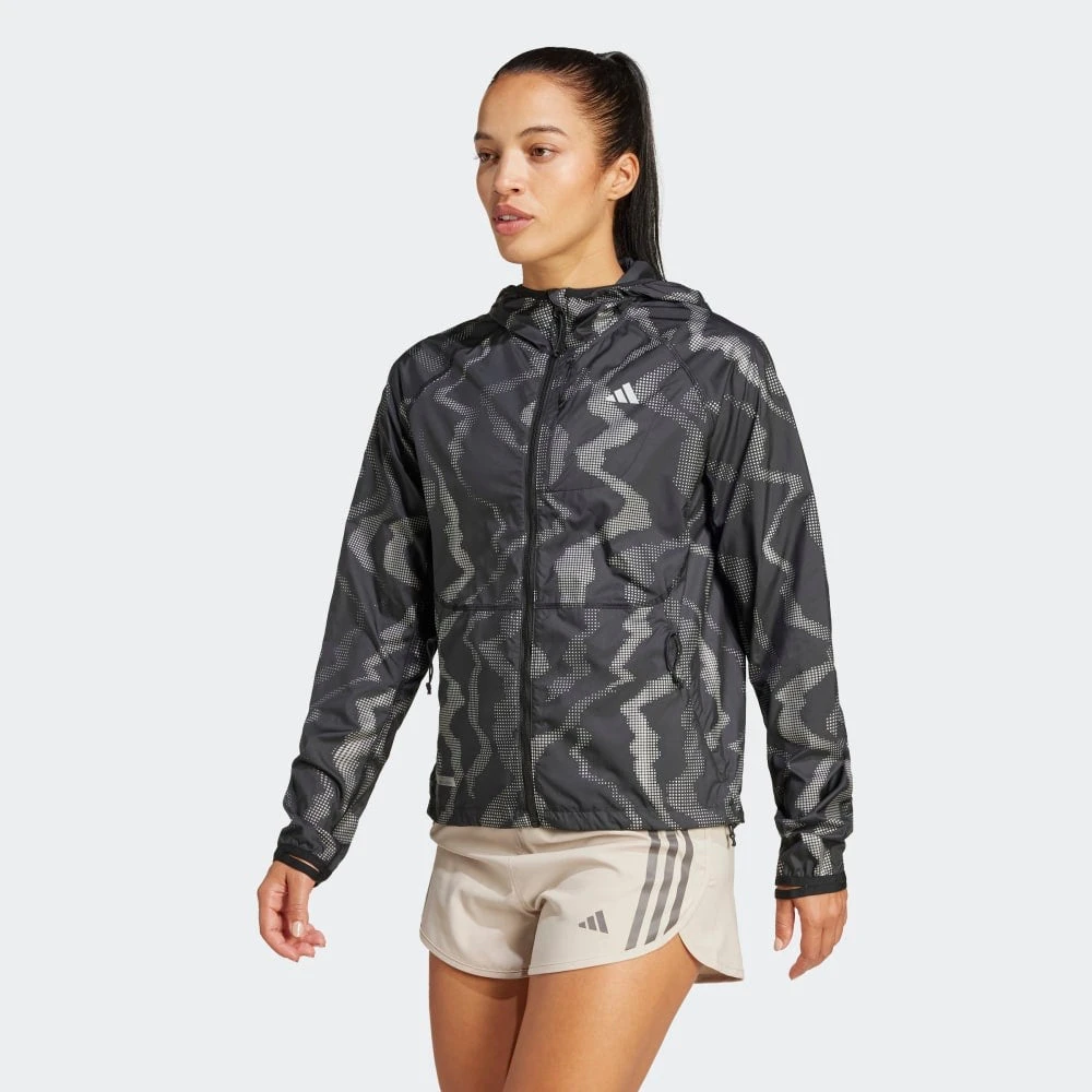 ADIDAS Women's Ult Prem Jacket (Black/Refsil) 4 ADIDAS Women's Ult Prem Jacket (Black/Refsil) - Image 2