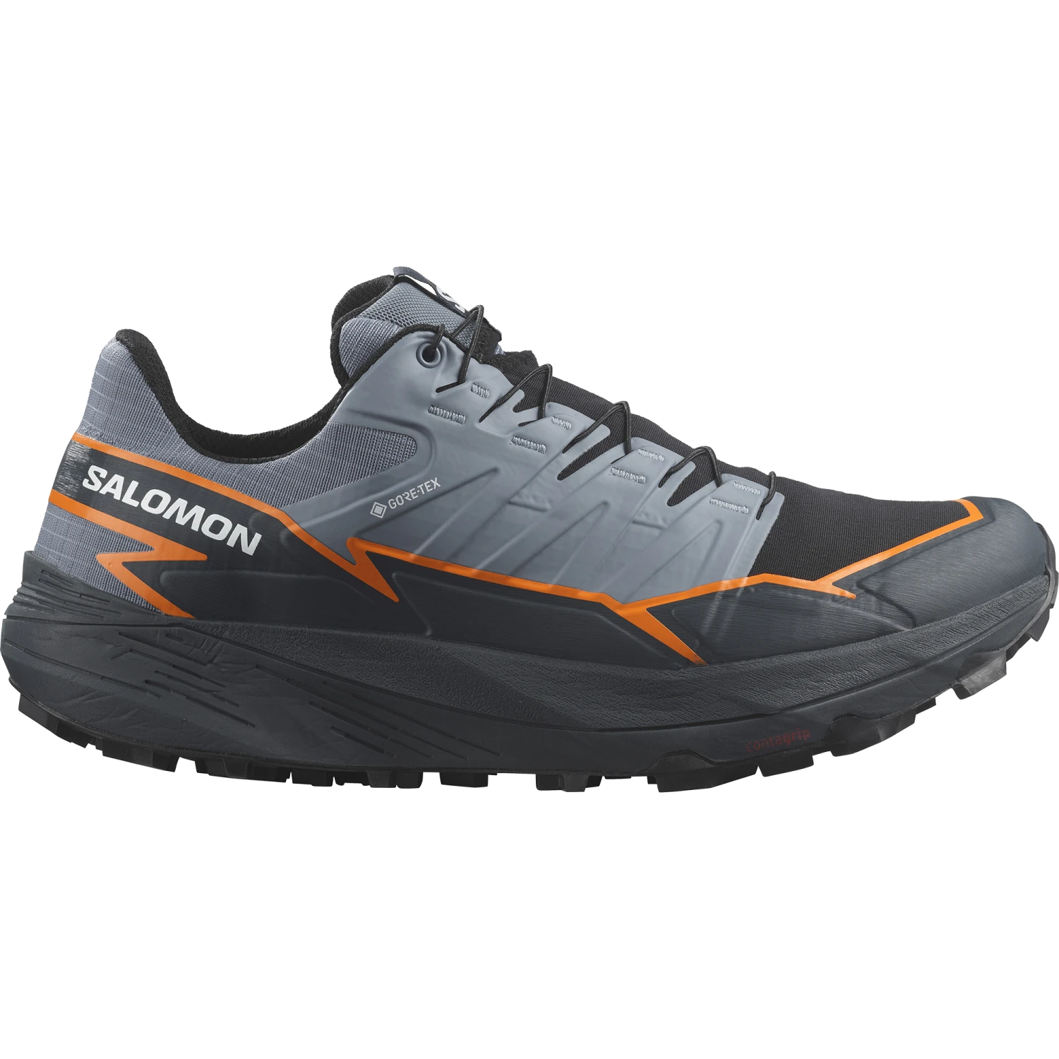 Salomon Men’s Thundercross GORE-TEX (Flint Stone/Carbon/Orange Pepper) 3 Salomon Men’s Thundercross GORE-TEX (Flint Stone/Carbon/Orange Pepper)