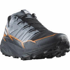 Salomon Men’s Thundercross GORE-TEX (Flint Stone/Carbon/Orange Pepper) 9 Salomon Men’s Thundercross GORE-TEX (Flint Stone/Carbon/Orange Pepper) -FastStride Gear L47383100 5 GHO THUNDERCROSSGTXFlintStone Carbon OrangePepper
