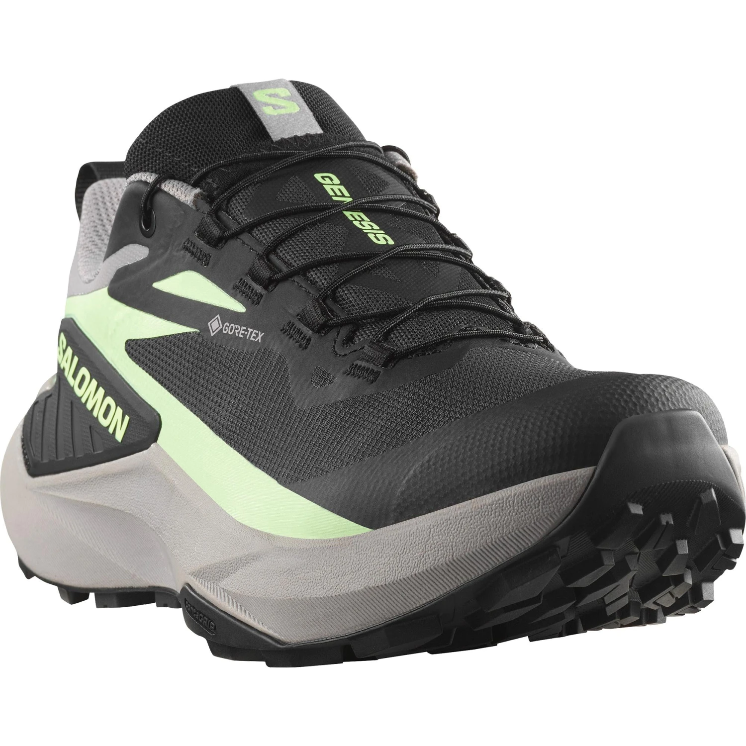 Salomon Women's Genesis GTX (Black/Gull/Patina Green) 5 Salomon Women's Genesis GTX (Black/Gull/Patina Green) - Image 3
