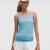Lululemon Women's Swiftly Tech Racerback Tank Top 2.0 *Hip Length (Washed Blue/Washed Blue) -FastStride Gear LW1CHRS