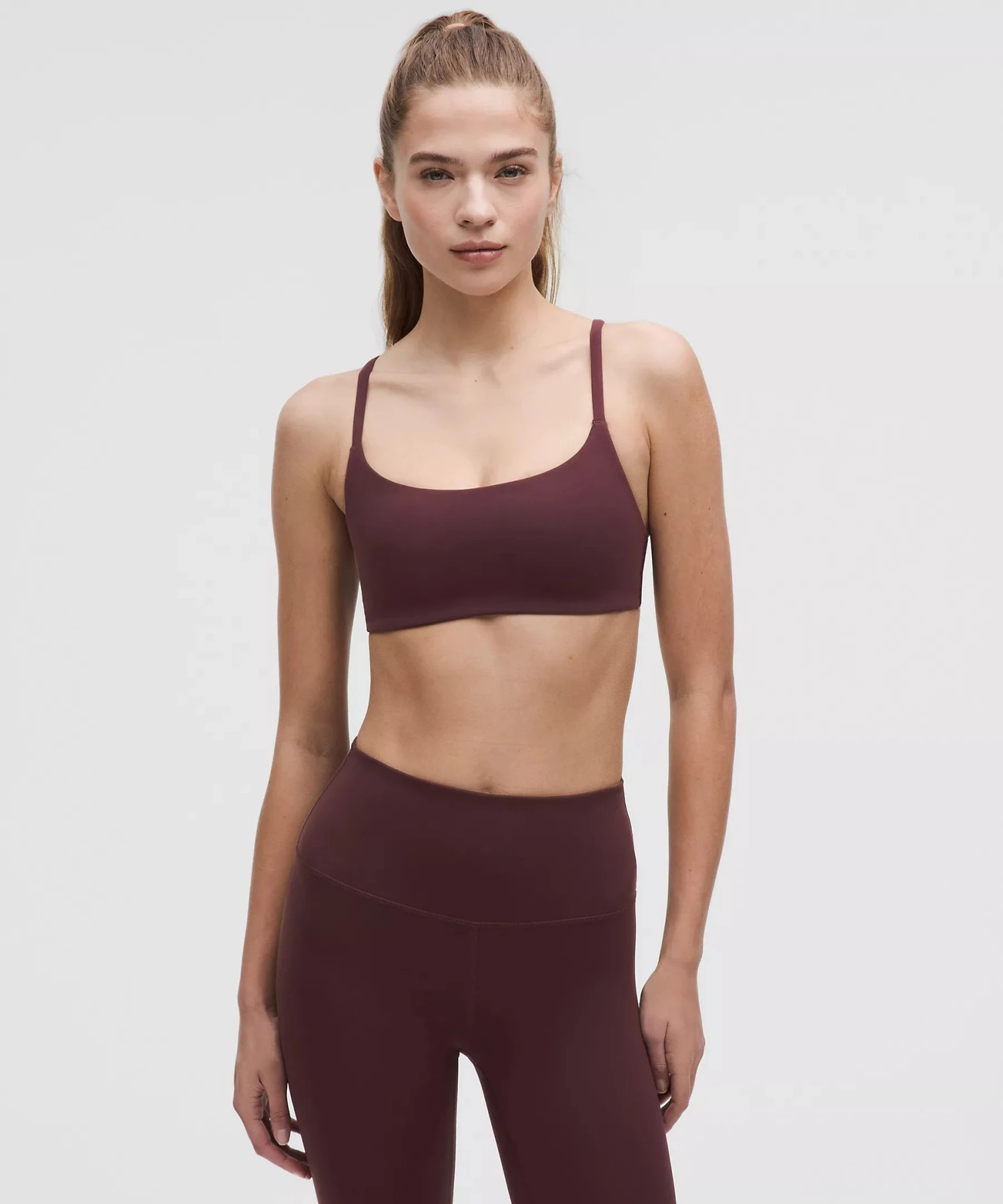 Lululemon Women's Wunder Train Strappy Racer Bra *Light Support, A/B Cup (Goodnight Plum) 3 Lululemon Women's Wunder Train Strappy Racer Bra *Light Support, A/B Cup (Goodnight Plum)