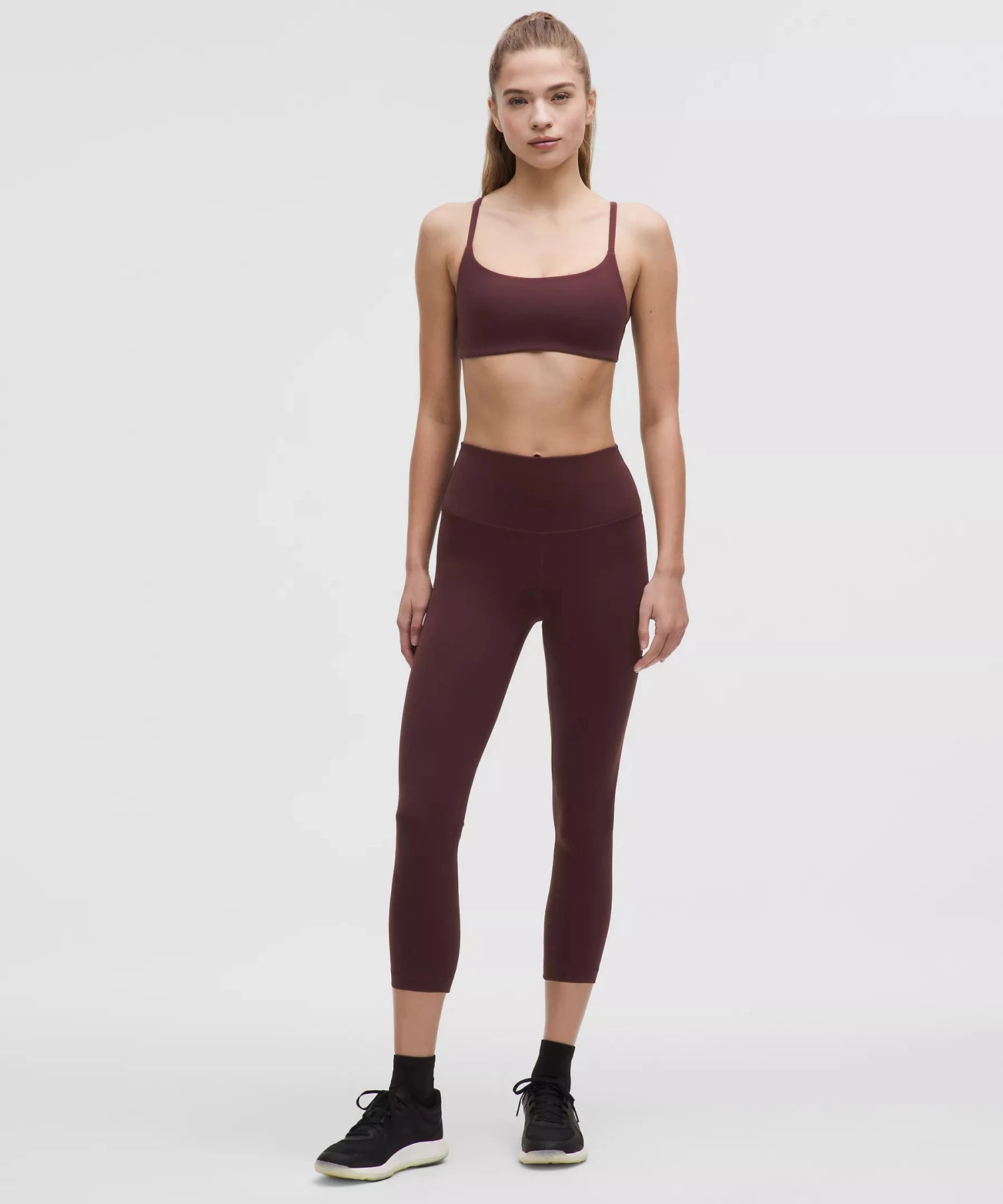 Lululemon Women's Wunder Train Strappy Racer Bra *Light Support, A/B Cup (Goodnight Plum) 7 Lululemon Women's Wunder Train Strappy Racer Bra *Light Support, A/B Cup (Goodnight Plum) - Image 5