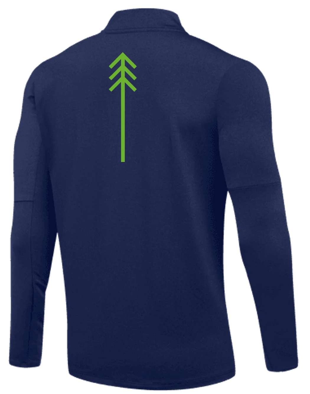 Women's Minnesota Distance Elite Element DRI-Fit Half Zip (Navy) 4 Women's Minnesota Distance Elite Element DRI-Fit Half Zip (Navy) - Image 2