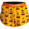 Men's Traffic Cones 2" Split Shorts -FastStride Gear Mens2inTrafficConesGhostImage