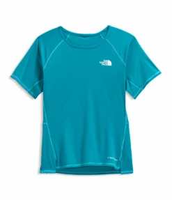 The North Face Women's Sunriser Short-Sleeve (Deep Teal) -FastStride Gear NF0A8BBX6GO ALTFRONT